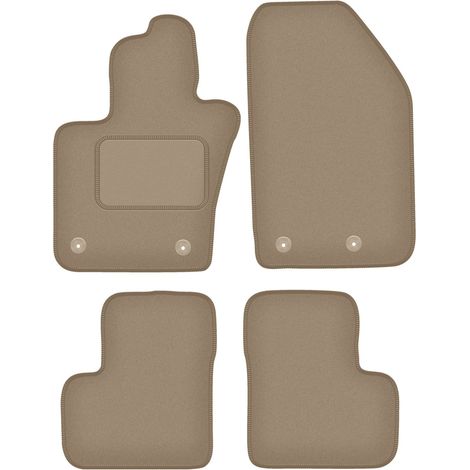 Alfombrillas de terciopelo para coche: Alfa Romeo Tonale 965 h铆brido (2022-) beige (1/5)