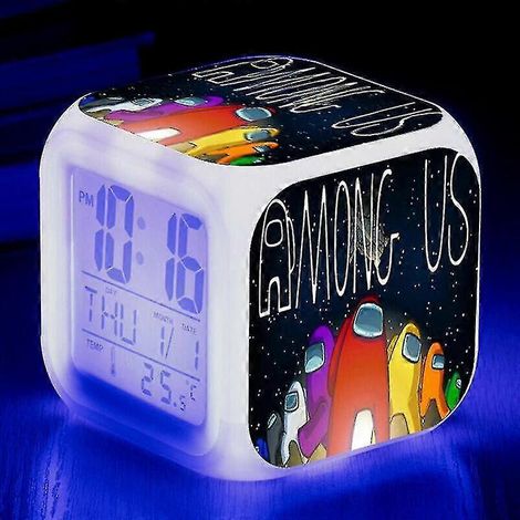 Réveil imposteur numérique couleur, cadeau pour une soirée jeux enfants (1/5)