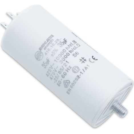 Condensatore 450V 35 UF con doppio Faston Codolo