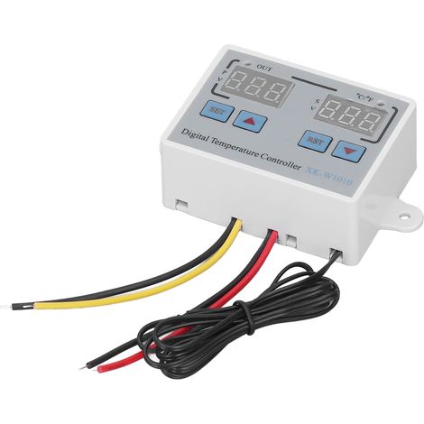 Thermostat miniature à affichage numérique haute précision avec interrupteur de fonction (1/5)