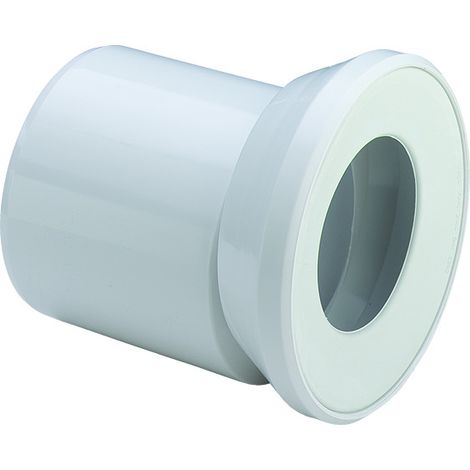 Raccord WC 3815.1 en 255 mm, plastique blanc