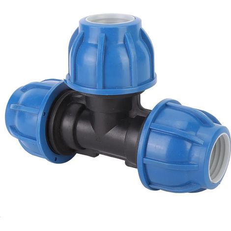 Wasserrohrverbinder, 32-mm-T-Stück, zur Verbindung von Rohren. (1/5)