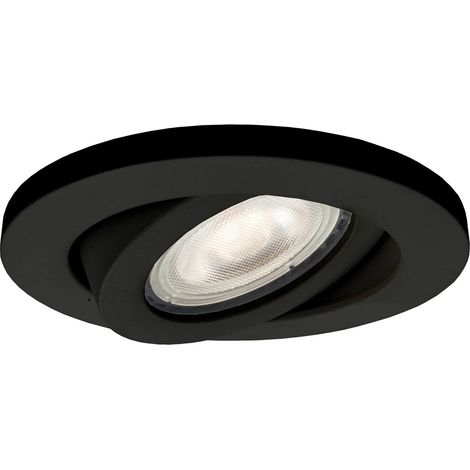 Luminaire encastré Lagos 1 GU10 lumière noire Prestige LP-440/1RS BK mobile