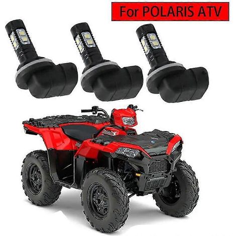 50-Watt-Glühbirnen für den oberen Scheinwerfer, passend für POLARIS SPORTSMAN 110, 300, 400, 450, 500, 550, 570, 600, 700, 800, 850, 1000 und ACE XP X2 SP Modelle (2005–2018) – 2 Glühbirnen