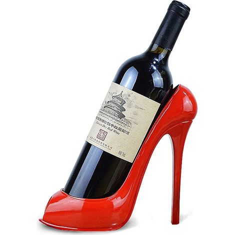 MINKUROW - Estante Para Botellas De Vino De Tacón Alto - Estante De Almacenamiento Para Bodas O Decoración Del Hogar (Tacón Alto) (1/4)