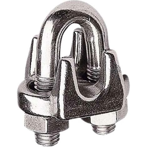 Morsetto per cavo Plastimo acciaio inox 5mm confezione 5