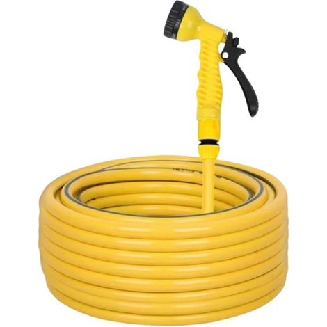 Pistolet à eau haute pression pour voitures, 7 modes, jet puissant, économique, bouton unique, jardin, maison, flexible, verrouillable (1/5)