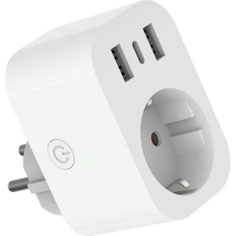 Prise intelligente wifi Matel 2 usb + 1 type c 16a 230v