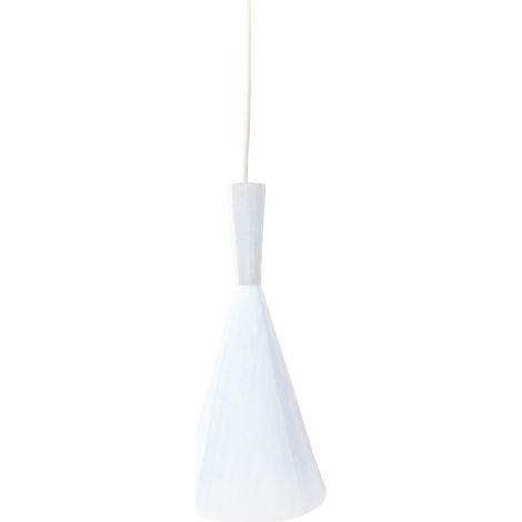 Plafoniera a sospensione serie "Ekiti" E27 (40W massimo 230V) IP20 Ø18cm colore bianco e bronzo