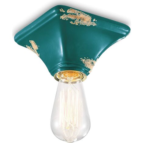 VINTAGE C135, plafonnier, Ferroluce - Colore: Verde