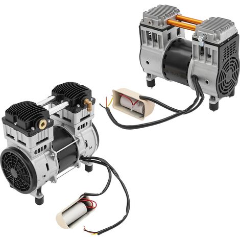 Tête de Pompe de Compresseur d'Air, Moteur Haute Efficacité, Fonctionnement Silencieux, 220V, 980W, UE (1/2)