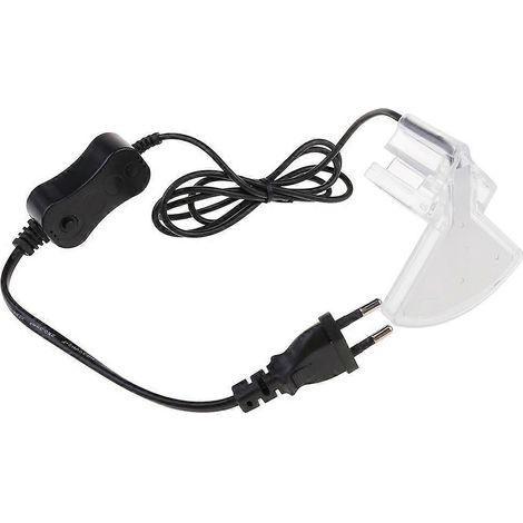 Lampe LED à pince pour aquarium, petite, 5 W, 12 LED, lumière blanche haute luminosité (1/4)