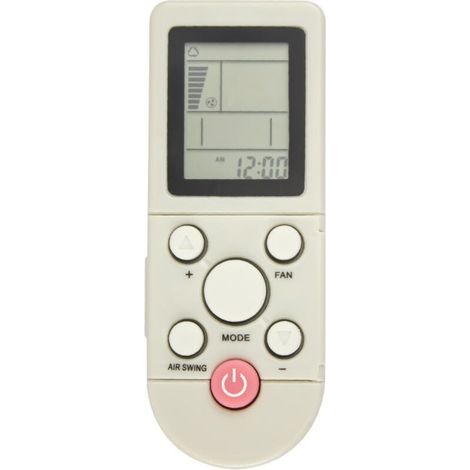 Télécommande Climatiseur - ABS Universelle - Compatible YKR-F/001 YKR-F/09R YKR-F/010F YKR-F/06 YKR-F/016E - 2 Piles AAA Requises (1/5)