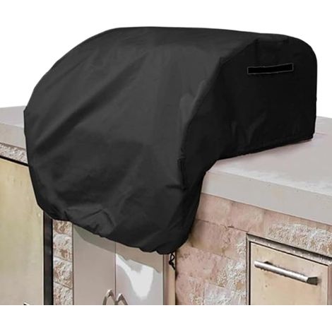 Funda para barbacoa – Protector superior integrado para instalación en patio  Tela Oxford 210D con ajuste seguro, protección impermeable y antipolvo para el césped (1/5)
