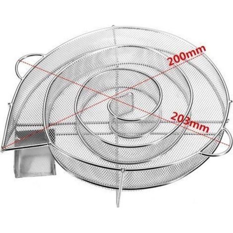Rond Acier Inoxydable Générateur De Fumée Froide À Barbecue Bbq Grille Fumage Fumeur Outil - CSOWSN-A0082 (1/3)