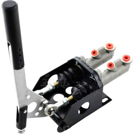 ALOVEZ Frein à Main Hydraulique Professionnel pour Drift, Frein de Parking Métallique Double Cylindre, Installation Universelle sans Soudure pour Accessoires Tuning (1/3)