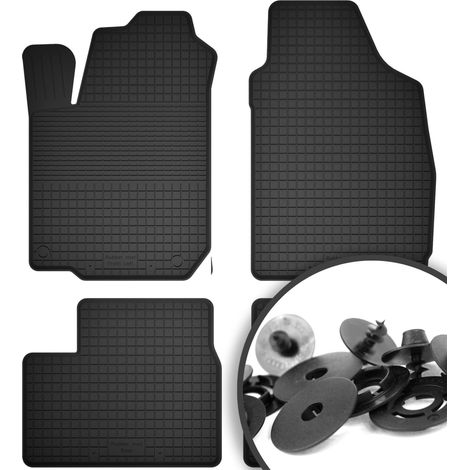 Tapis en caoutchouc + butées pour : Daihatsu Trevis hatchback (2006-2009) (1/5)