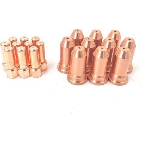 [JAMAIS UTILISÉ]10 électrodes et 10 buses de 1,5 mm pour machine de découpe plasma PT100 - Accessoires de rechange pour découpeur plasma