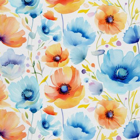 Tela decorativa para exteriores Oxford - Flores - DX2634 (1/5)