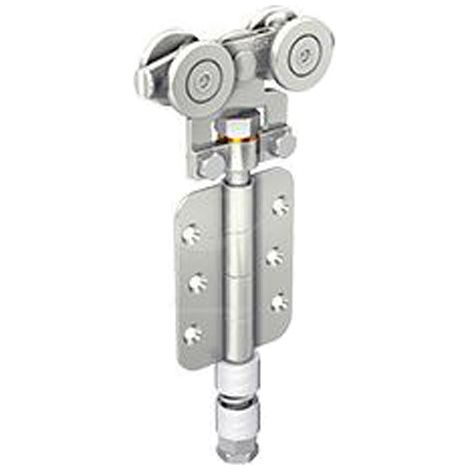 MONTURE INTERMÉDIAIRE SUR CHANT AXE 10 MM GALET ACIER MANTION 0332
