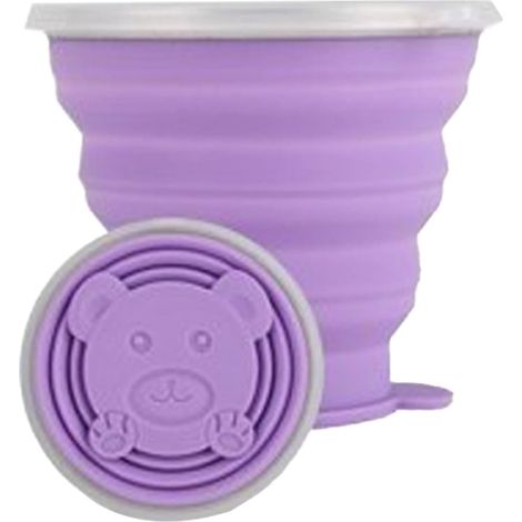 Collapsible Silicone Travel Cup 270ml with Strap (270ml) (1/5)
