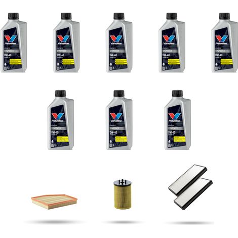 Kit tagliando 3 FILTRI e 8L OLIO compatibile con Bmw serie 6 (E63,E64) 645 Ci 245kw dal 2003 (1/5)