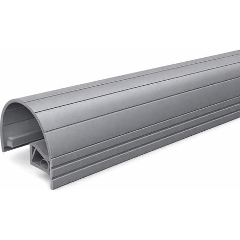 Profil de protection de porte ELLEN Euro-battement M1 225 cm Gris (1/2)