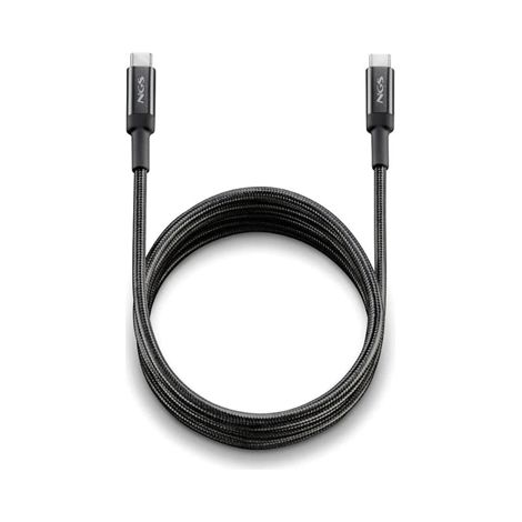 Cable USB NGS KNOT65W-2 2 m Negro