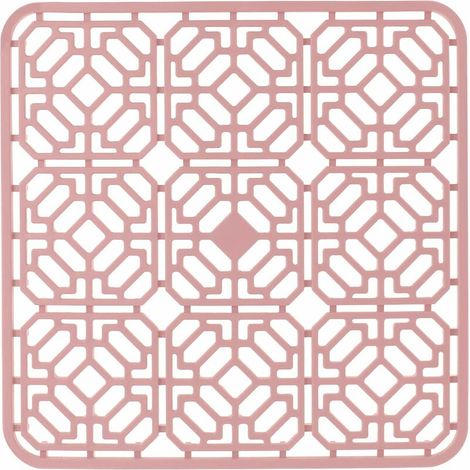 Silicone sink mat, silicone sink insert, 30 x 30 x 1.2 cm sink insert, dishwasher mat for storing and drying cutlery and crockery. (1/5)