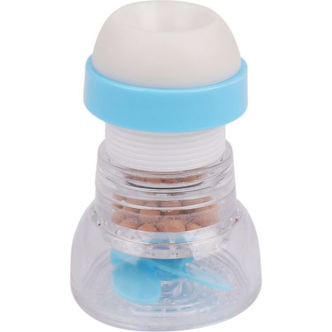 Filtre à eau pour robinet, rotation à 360 degrés et système de filtration évolutif Pierree pour cuisine et salle de bain (bleu) (1/5)