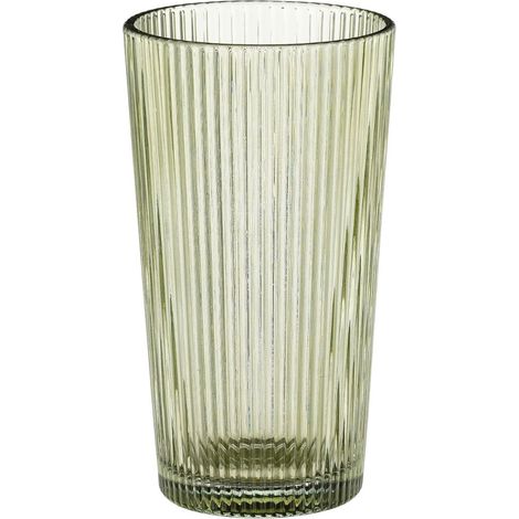 Mica Decorations Verre à boire long Vert H14xl8xL8cm (1/5)