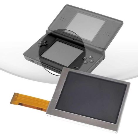 Écran LCD supérieur/inférieur de remplacement pour console de jeux - Pièce détachée de jeu (1/4)