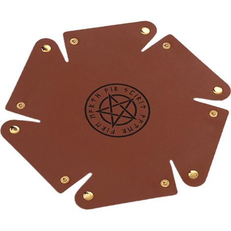 Porte-dés en Cuir, Organisateur de Bracelets, Plateau de Rangement de Bijoux pour Jeux de société et Petits Objets, boîte Porte-Bijoux (1/5)