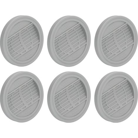 6 Protections en Caoutchouc pour Meubles - Coussinets Anti-Dérapants pour Chaise de Bureau, Armoire, Canapé et Placard (1/5)