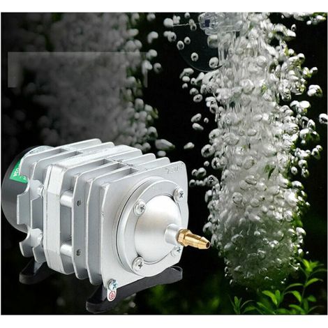 Pompe à air pour aquarium Pompe à air électromagnétique compresseur d'air aquarium pompe à air aquarium 25W