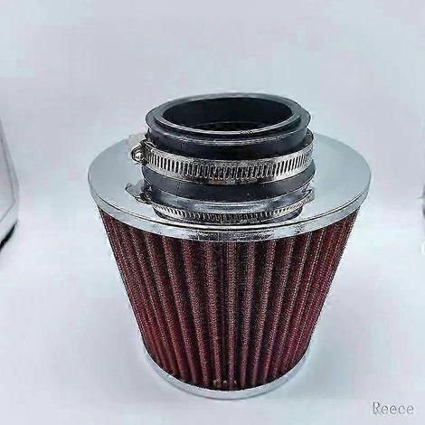 Filtre à air universel à haut débit KN, 102 mm, 89 mm, 76 mm, 3, 3,5, 4 pouces, conique, pour KN 14084-2, tête champignon (logo KN argenté 70 mm). (1/5)
