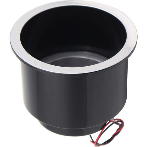Portabicchiere in plastica illuminato a LED, per barca, auto, camion, camper, yacht, blu (1/5)
