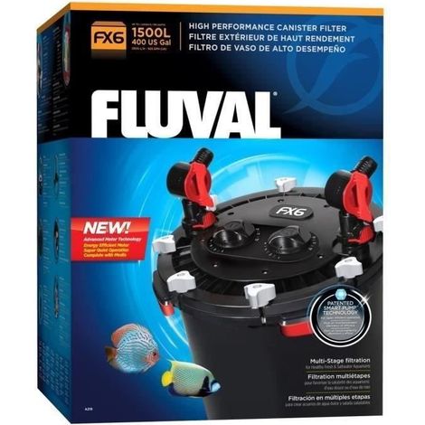 Filtre externe pour aquarium jusqu'à 1500L – Débit 2130 L/h – 6 étapes de filtration – Système Smart Pump – Vanne Aqua-Stop – Fluval (1/5)