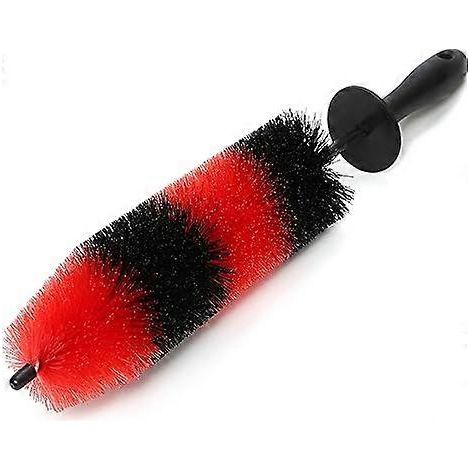 Brosse pour jantes de voiture, brosse de détail pour pneus et jantes, usage multiple pour roues, jantes, embouts d'échappement, motos (1/5)