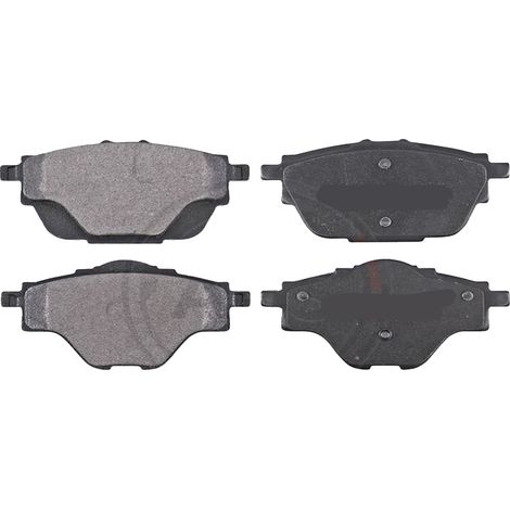 KIT PASTIGLIE FRENO POSTERIORI compatibile con PEUGEOT 508 SW II (FC,FJ,F4) / PASTIGLIE FRENANTI AUTO OEM P 61 124  P 61 122, / SOSTITUZIONE DIRETTA / BASSA POLVERE / SILENZIOSO