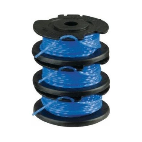 3er-Pack Ersatz-Trimmerfadenspulen für Ryobi + AC14RL3A 18V 24V 40V Trimmer, Spulendurchmesser 1,65 mm, Länge 3,3 m (3 Trimmerfadenspulen)