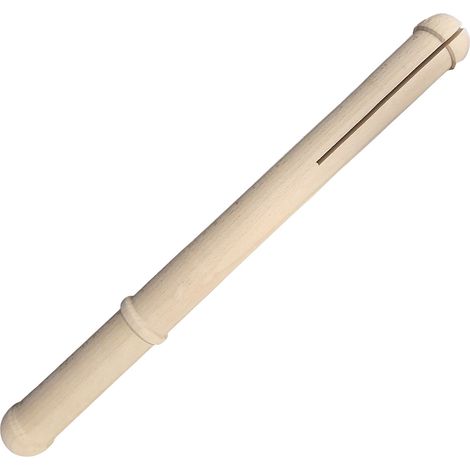 Handabroller für Wickelfolie, VA-STRE1006, Folienabroller Stretchfolienabroller Verpackungsabroller + einfache Handhabung + Holz, für 250 mm Folie