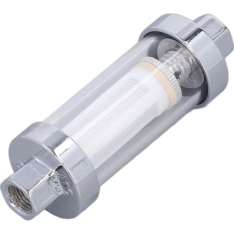 Filtre à carburant universel avec raccords 3/8 po, 1/4 po et 5/16 po et 6 connecteurs de remplacement pour 9706 (1/5)