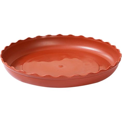 Saucer de jardin premium Plastique PP avec aération profonde - Multi-couleurs blanc rouge vert noir et 5 tailles - 1x Saucer (1/5)