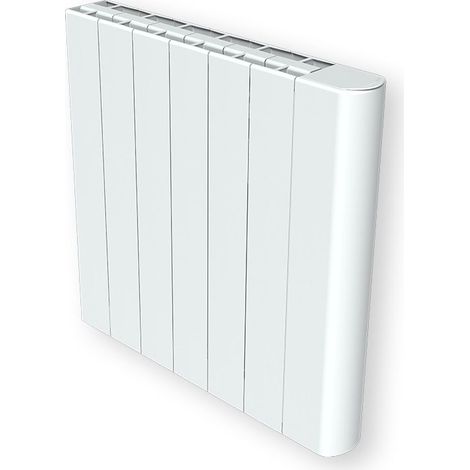 Carrera – Radiateur à inertie céramique 1500W – Horizontal plat – Corps en fonte d'aluminium – Affichage digital avec 9 programmes personnalisables