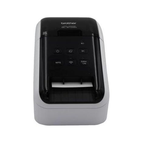BROTHER Etikettendrucker Brother QL-810Wc 110 USB 2.0 WLAN inkl. 2 Etikettenrollen(Einzel-Etiketten 29 x 90 mm 100 St. Endlos-Etikett 62 mm x 5 m) Netzkabel Netzadapter USB-Kabel Dokumentation (1/4)