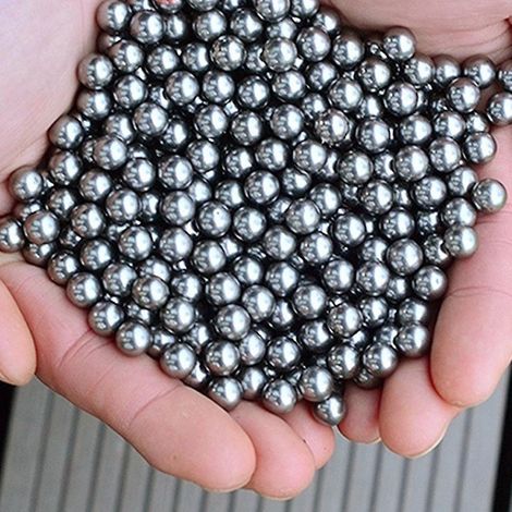 100 billes en acier au carbone de 6 mm pour munitions de catapulte de chasse, roulements de rechange pour vélo (1/4)