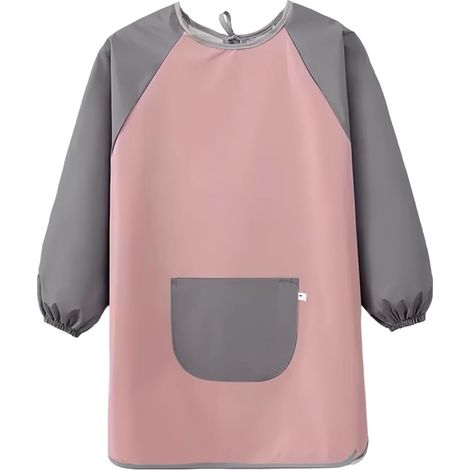 Tablier Peinture Enfant,Blouse Peinture Enfant 7-11 Ans, Blouse Imperméable Manche Longue avec Poche,Tablier de Cuisine,pour Art Peinture Coloriage Artisanat (1/5)