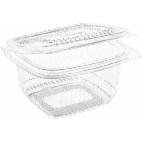 Envase para ensalada de 375 ml de PET con tapa, 100 unidades SUP