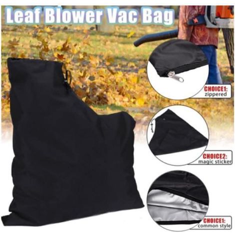 Sac de rangement pour souffleur de feuilles - Le Jardin - Noir - Durable - Facile à installer (1/4)